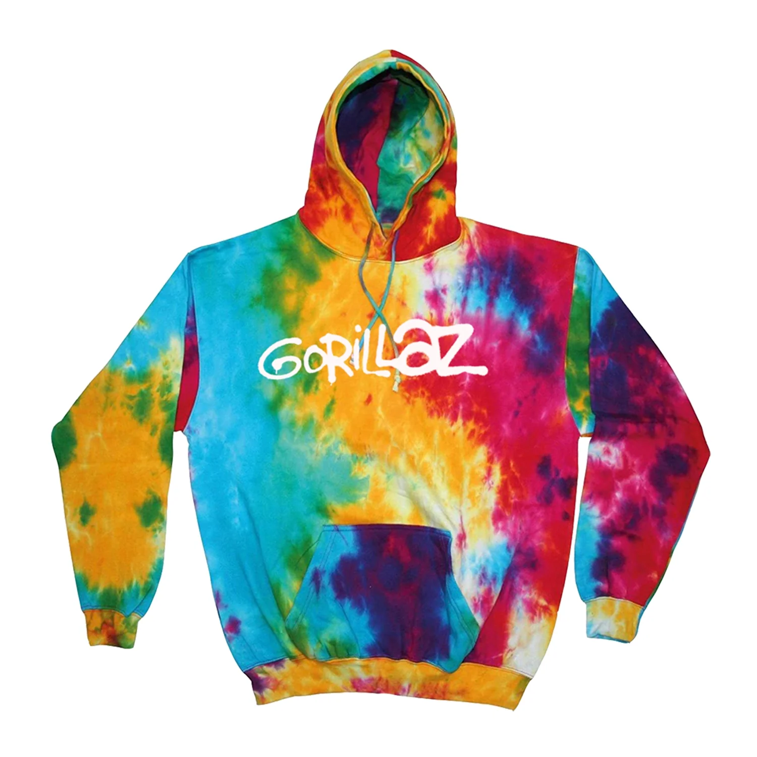 Spray Logo Rainbow Tie Dye Hoodie